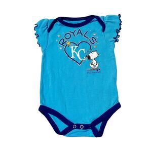 Kansas City Royals Baseball Bodysuit Size 6-9m